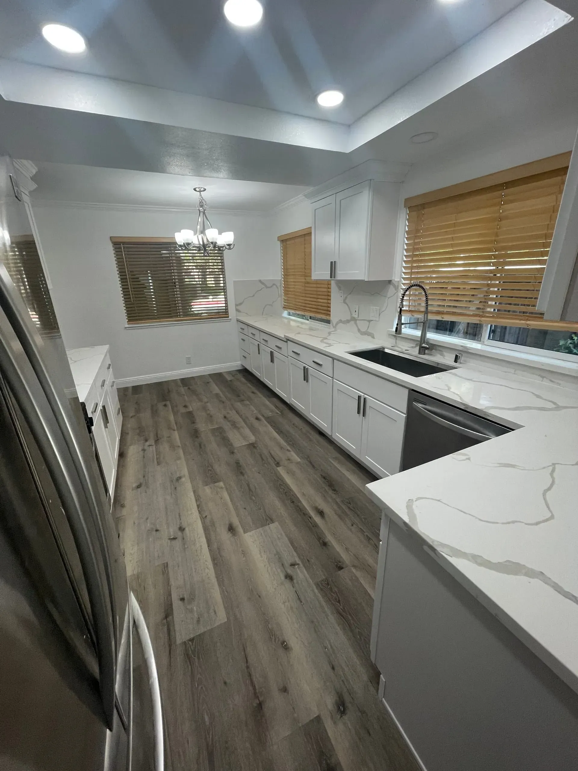 Kitchen countertop installation