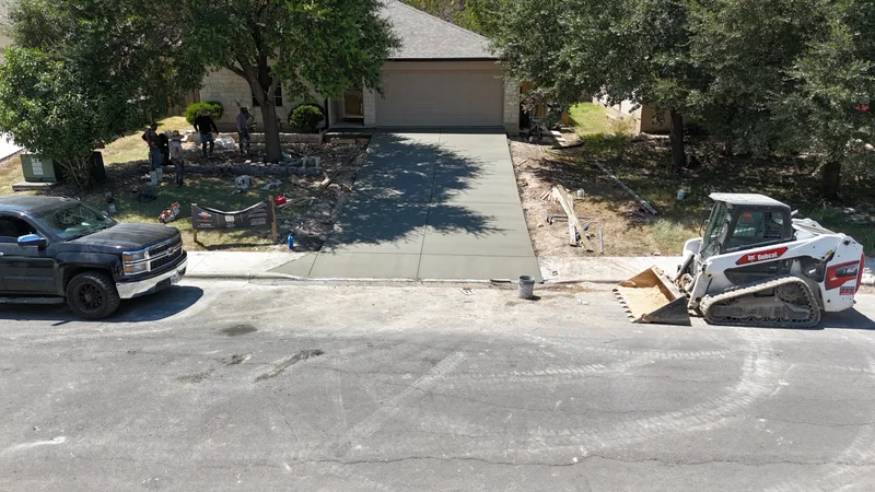 Concrete Driveway Pour – Kyle, TX