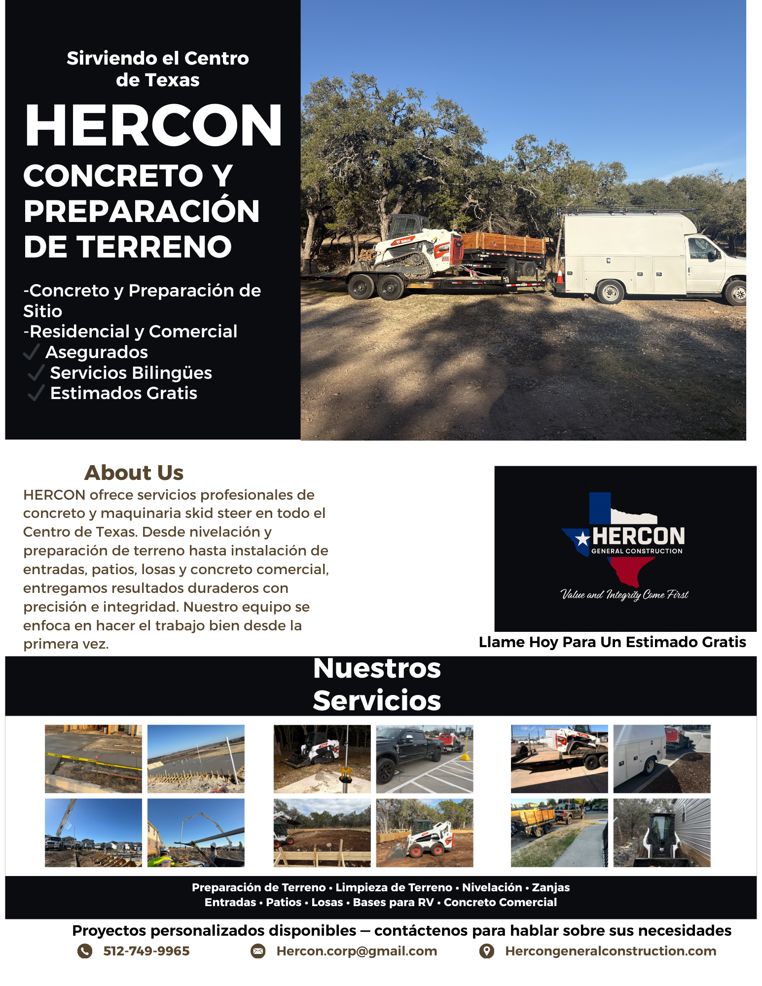 Volante de Servicios de Skid Steer (Español)